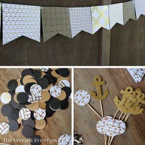 Nautical Bachelorette Party Banner | Bachelorette Party Set